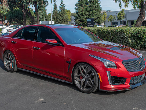 2016-2019 CTS-V3  | FRONT LIP SPLITTER GROUND EFFECTS AND WHEEL ARCHES - CARBON FIBER